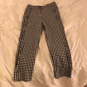 Zara gingham pants - XS